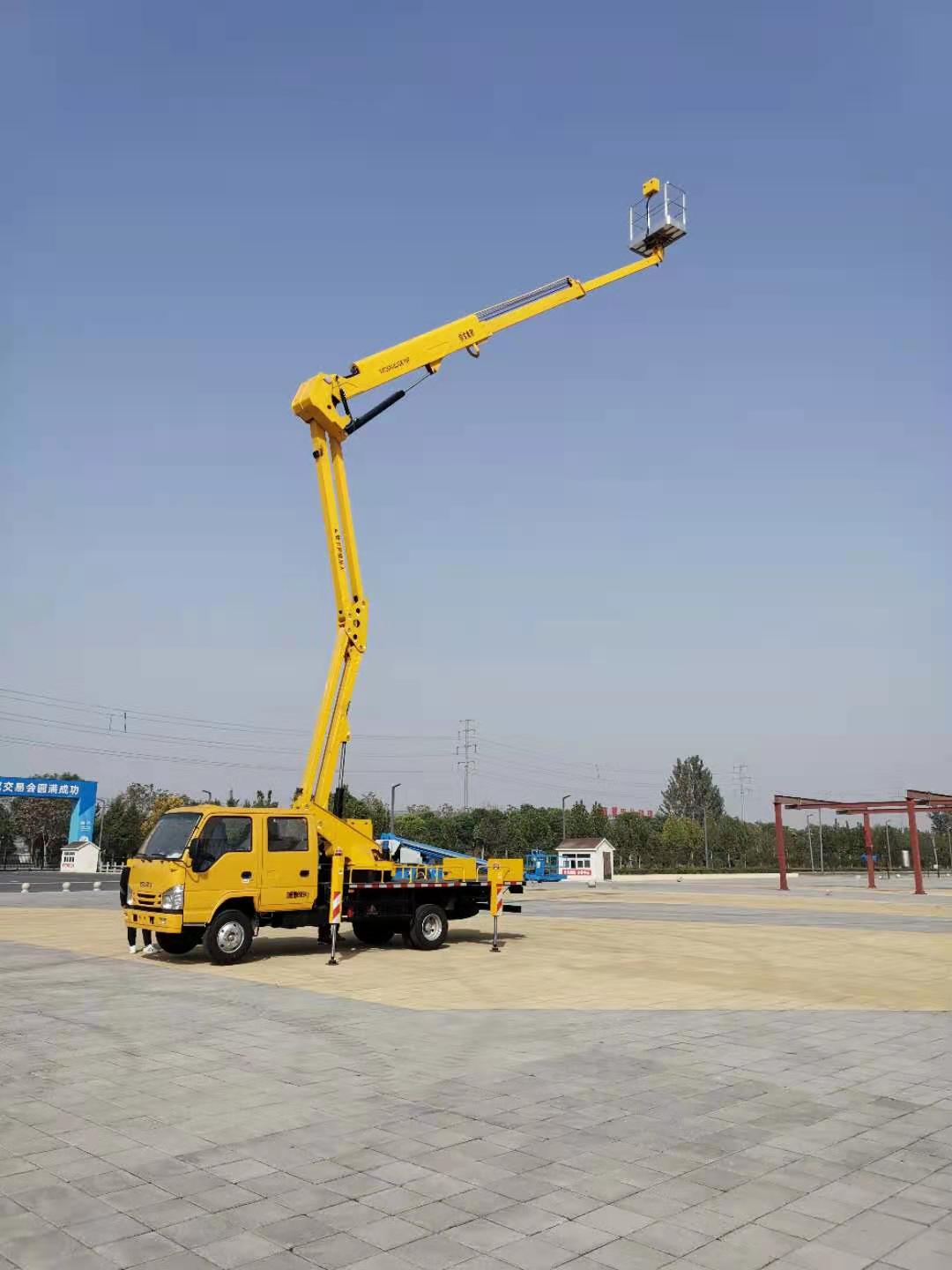 江河：23米混合臂車載式高空作業平臺