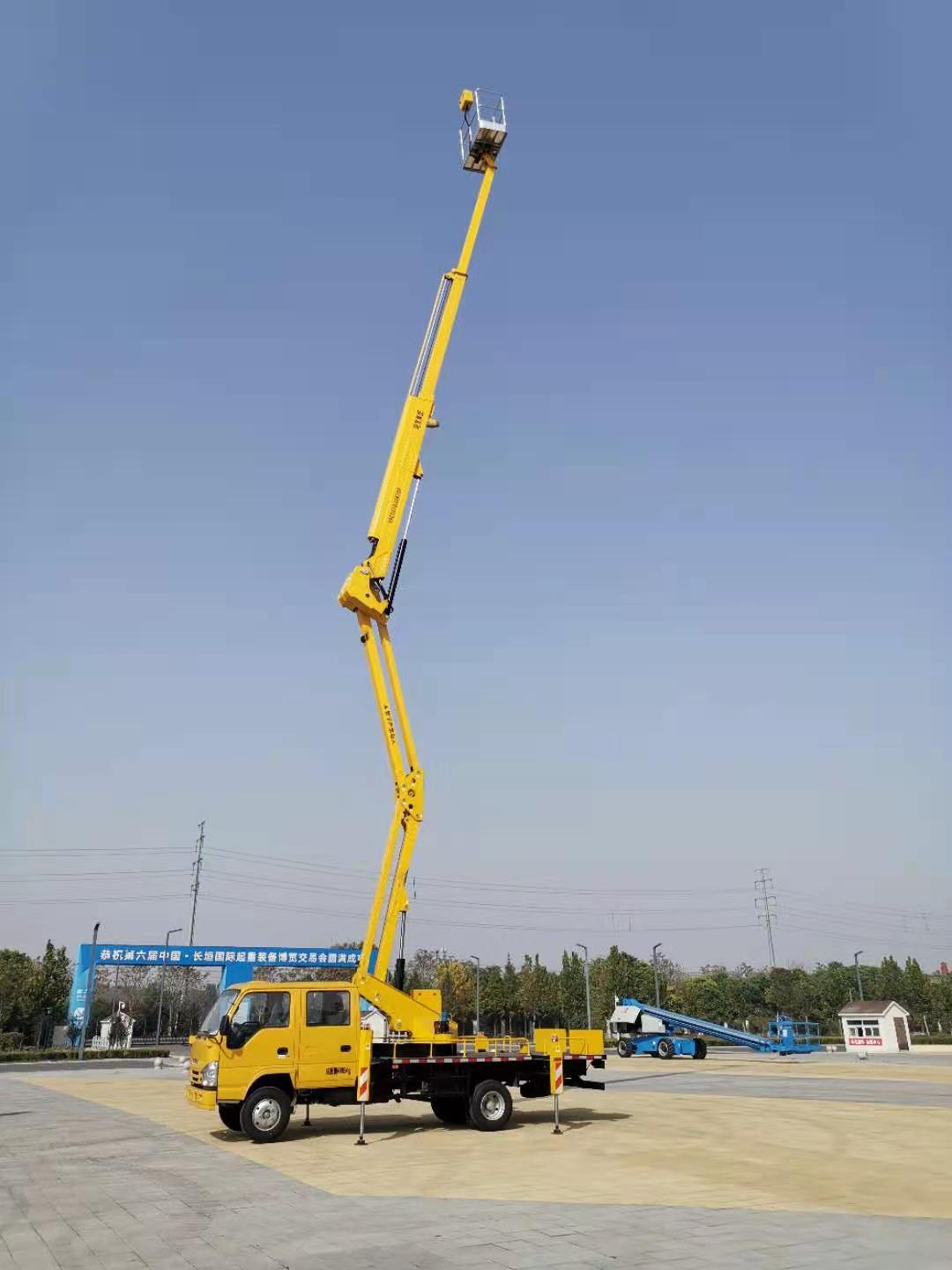 江河：23米混合臂車載式高空作業平臺 登高車