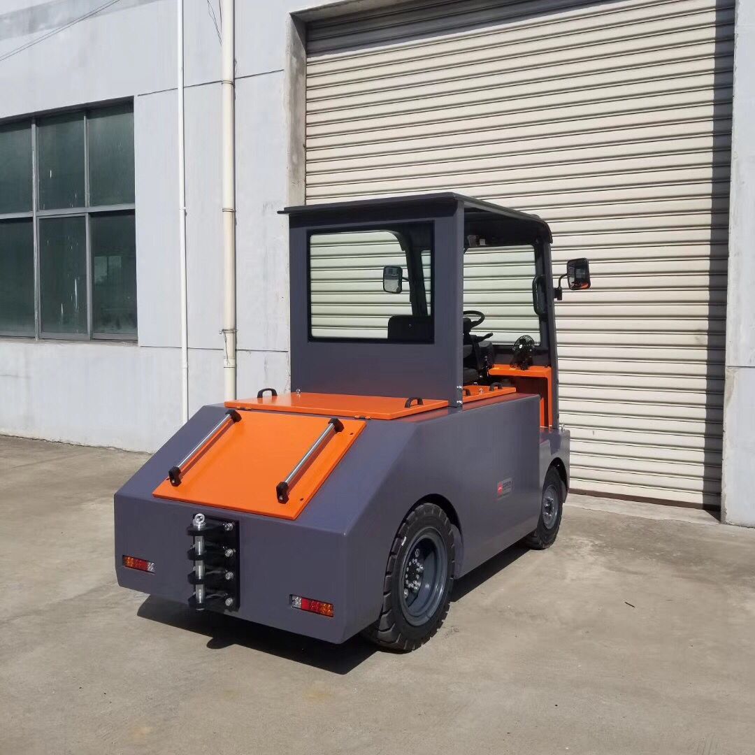 大噸位坐式電動牽引車牽引頭拖車搬運車大量現貨