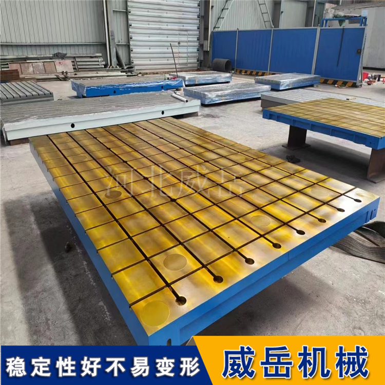 灰鑄鐵電機(jī)試驗(yàn)開槽平臺(tái) 來圖訂做T型槽試驗(yàn)臺(tái)