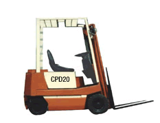 江西叉車廠新力牌2噸電動叉車 CPD20