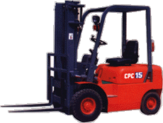 山西機器1.5噸內燃柴油平衡重叉車 CPC1.5