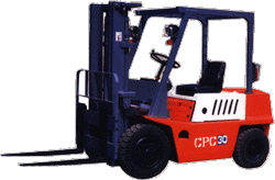 山西機器3噸內燃汽油平衡重叉車 CPQ30