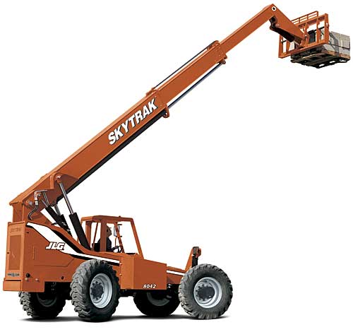 美國(guó)天叉(SKYTRAK)8,000 磅伸縮臂叉車 8042