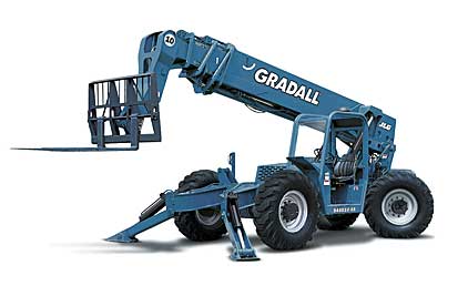 美國(guó)格瑞道(GRADALL)10,000 磅伸縮臂叉車 544D10-55