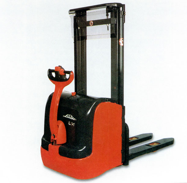 林德叉車(LINDE)1.4噸步行式全電動(dòng)托盤堆垛叉車 L14