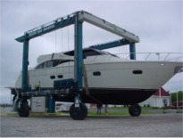 美國(guó)船用設(shè)備叉車(MARINE)15噸自行式龍門吊 15BFM