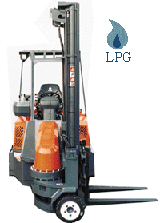 愛(ài)爾蘭愛(ài)協(xié)爾(Aisle-Master)座駕式雙燃料窄通道堆垛叉車 LPG
