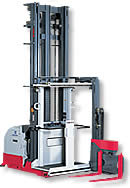 日本力至優(yōu)叉車(NICHIYU) RFTP系列0.5-1.5噸人下行高位三向堆垛叉車  RFTP Series (PALLET PICKER TYPE)