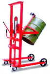 北京揚(yáng)子春0.35噸可傾翻式液壓油桶搬運(yùn)車(chē) 可傾翻式液壓油桶搬運(yùn)車(chē)