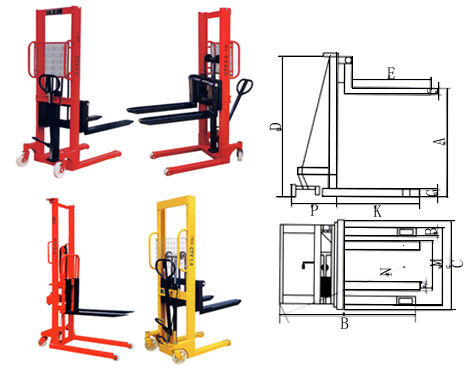 CTY系列手動液壓裝卸叉車 CTY Hand Stacker