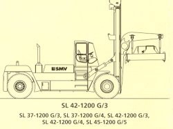 瑞典斯安姆威叉車（SmvLifttrucks）柴油平衡重叉車 SL37-1200 G/4