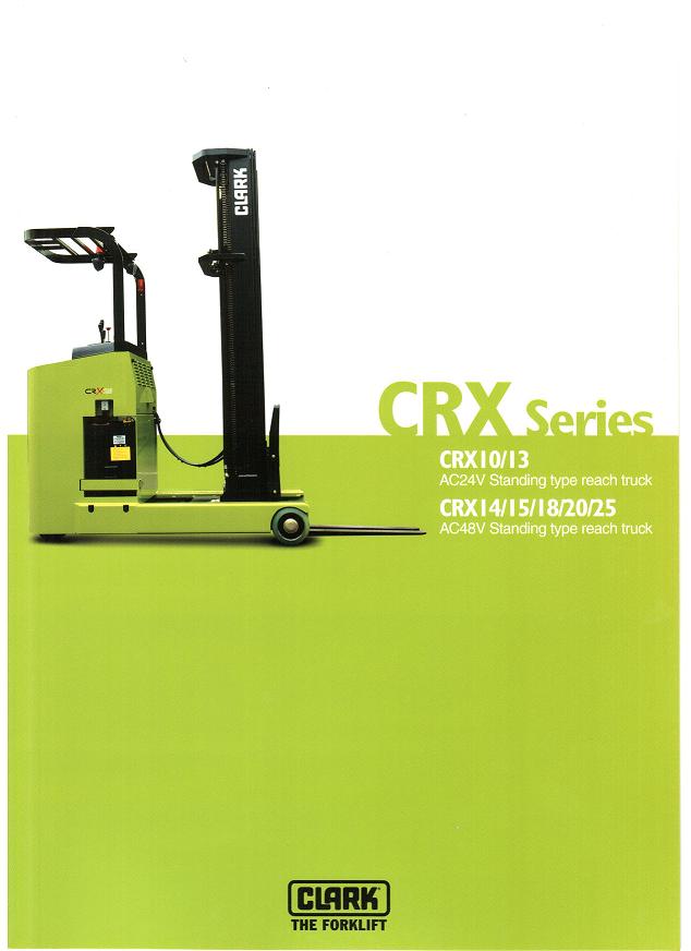 美國克拉克CRX系列前移式交流電動叉車 CRX10/13/14/15/18/20/25
