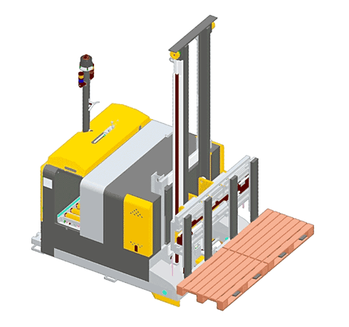 Elettric80：雙托盤激光導引車LGV for 2 pallets
