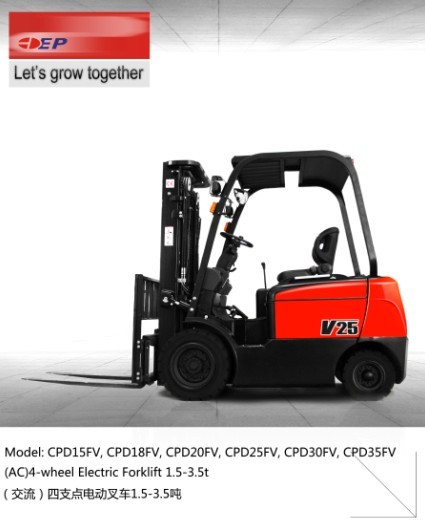 浙江中力(AC)四支點電動叉車 CPD15FV,CPD18FV,CPD20FV,CPD25FV,CPD30FV,CPD35FV