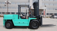 大連叉車(chē)8噸下叉式集裝箱貨柜叉車(chē)