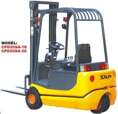 濟(jì)南叉車三支點電動叉車1噸2噸三支點平衡重式電動叉車 CPD10SA-10/CPD20SA-20支點蓄電池平衡重式叉車