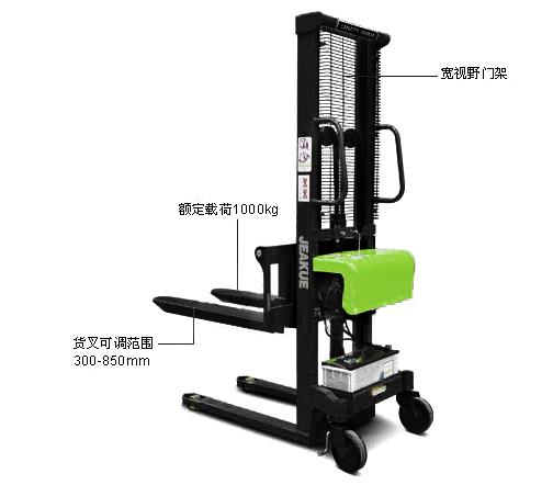 簡易型半電動(dòng)堆高車 JK8465