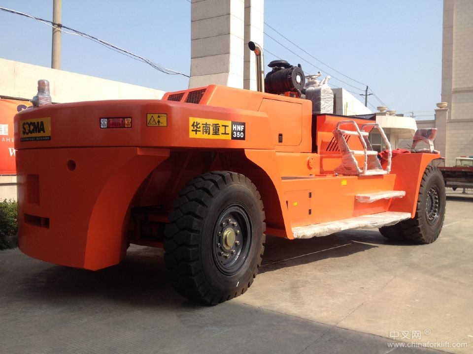 供應華南重工內燃重型35噸叉車廠家報價港口碼頭船用集裝箱35噸叉車價格 HNF-350