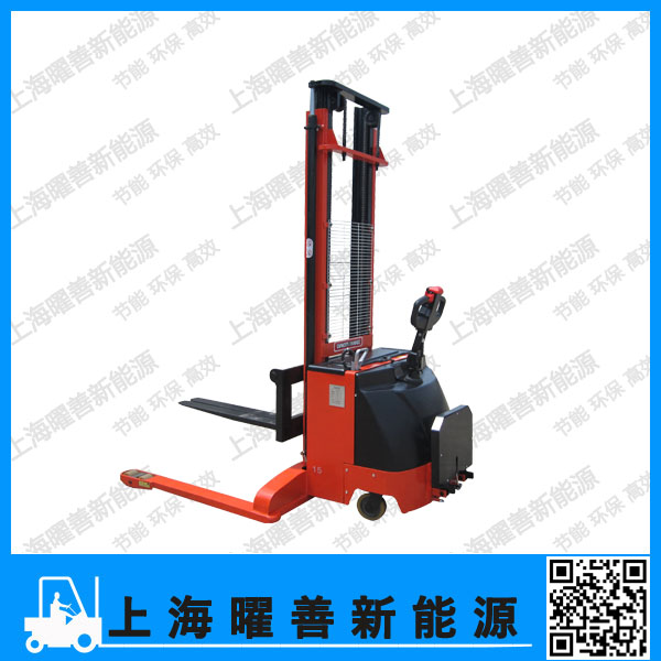 晉州經銷半電動寬支腿電動堆高車 CDD10SS(W)