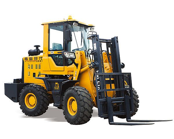 青島現代 越野四驅平衡重叉車 CPC-20越野裝載兩用叉車