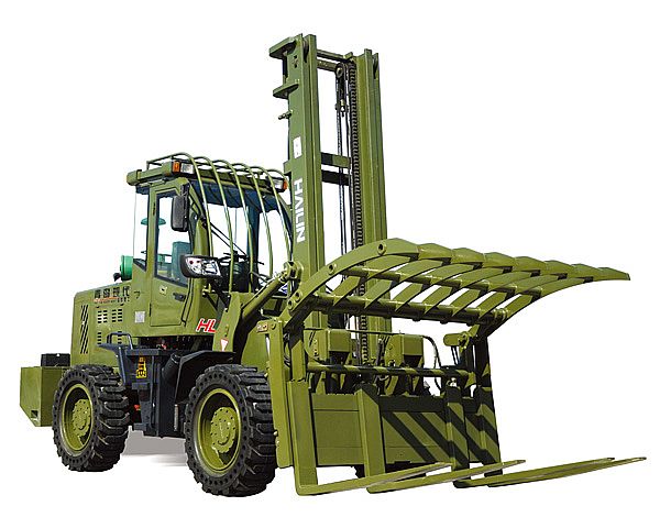 青島現代 越野四驅平衡重叉車 CPC40-80越野叉車（廢鋼叉抱）